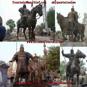 Bronze Lions Sculptures