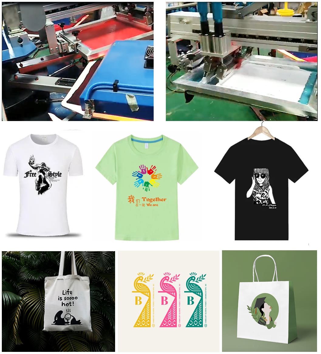 3 color 8 stations screen printer 3 color 8 stations screen printer