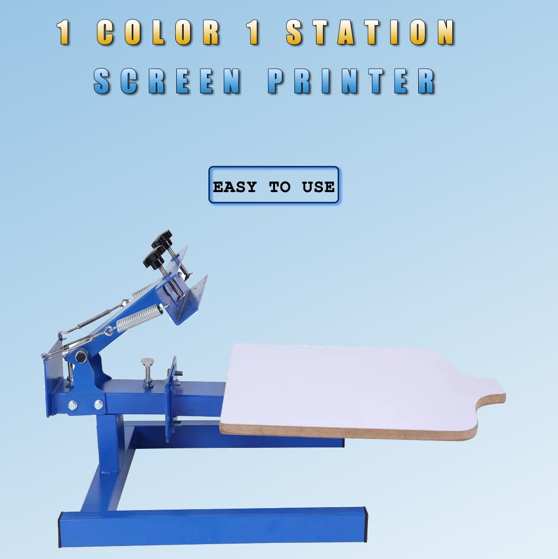 1 color 1 station screen printer 1 color 1 station screen printer