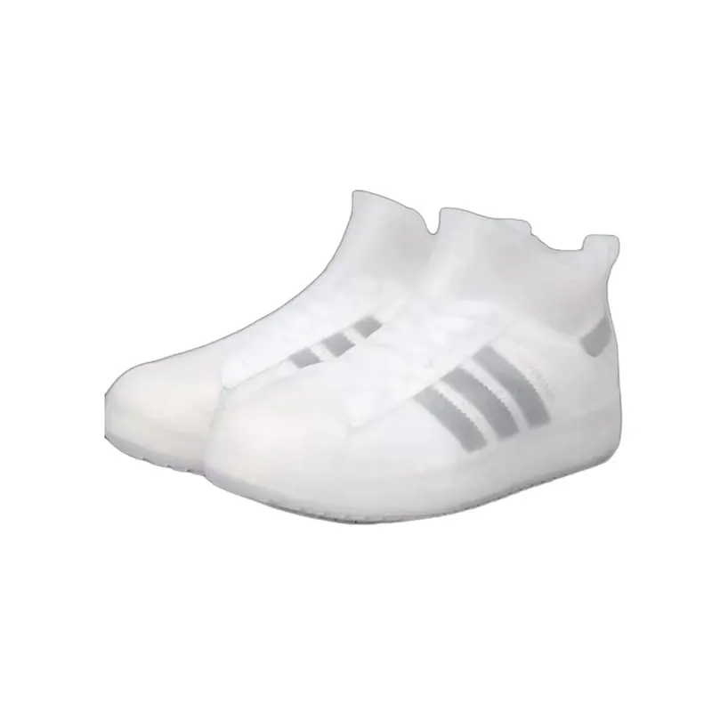 White TPE Shoe Covers Sneaker Style, TS2603