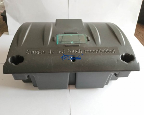heavy duty window plastic mouse screen bait box with two lock-1