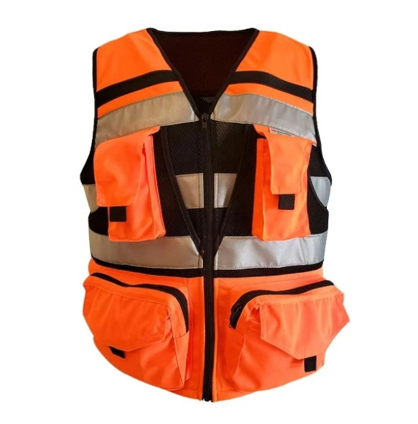 Orange warning vest
