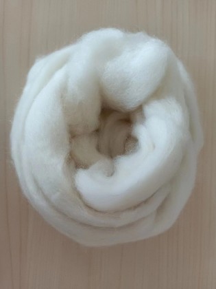Pure Chinese Sheep Wool Tops White, Pure Chinese Sheep Wool Tops White