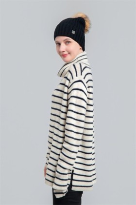Rib cashmere beanie, Rib cashmere beanie