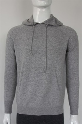 Men's cashmere hoody sweater, Men's cashmere hoody sweater