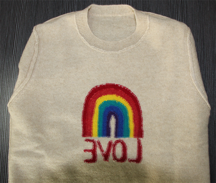Rainbow Intarsia Kids Circle Set