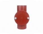 short pipe with oval door