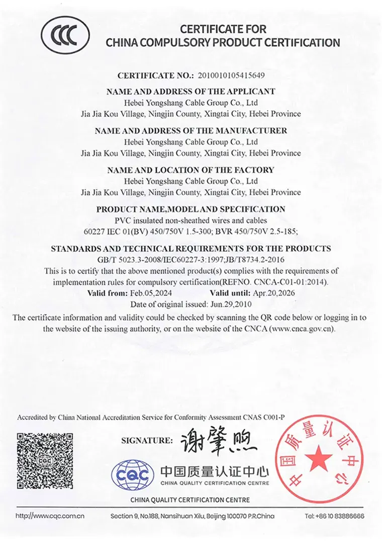 Core Products Awarded China Compulsory Product Certification (3C) Core Products Awarded China Compulsory Product Certification (3C)