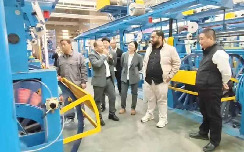 Indian PV Project Design Engineer Visits Hebei Yongshang Cable Group for Cooperation Talks Indian PV Project Design Engineer Visits Hebei Yongshang Cable Group for Cooperation Talks